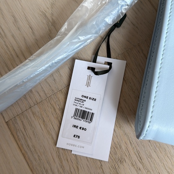 HOBBS LONDON Catherine Wristlet Pale Blue NWT - Picture 7 of 10
